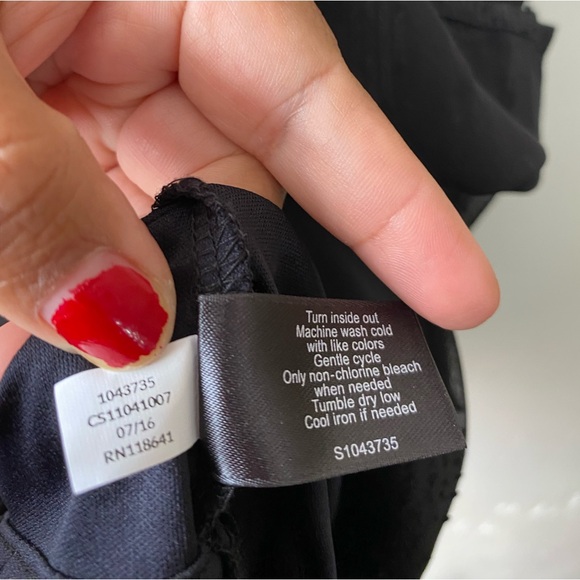 LANE BRYANT Black Ruffled Lace Dress Sz 14 - Picture 12 of 12